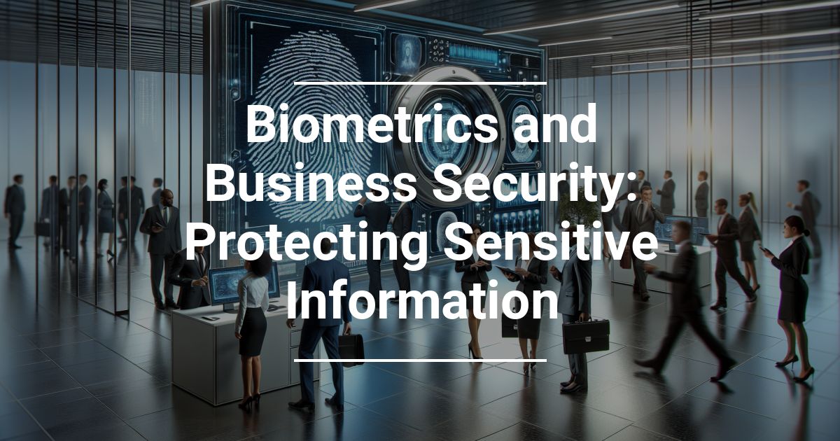 Biometrics and Business Security: Protecting Sensitive Information